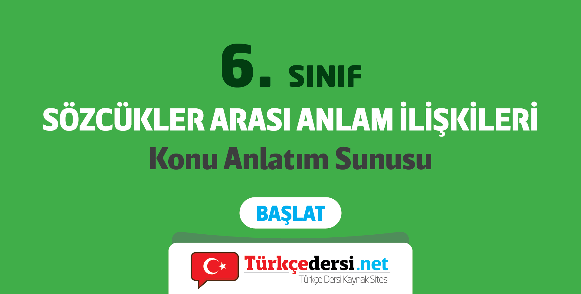 Sesli Türkçe Anlatım